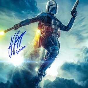 Katee Sackhoff Autographed Star Wars The Mandalorian Bo-Katan 16x20 Photo
