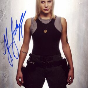 Katee Sackhoff Autographed Battlestar Galactica Starbuck Stance 8×10 Photo