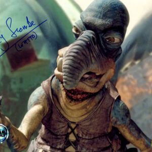Andy Secombe Autographed Star Wars The Phantom Menace Watto 8×10 Photo