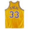 Shaquille O'Neal LSU Tigers Autographed Mitchell & Ness Home 1990 Authentic Jersey