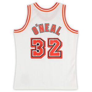 Shaquille O'Neal Miami Heat Autographed Mitchell & Ness 2007-08 White Swingman Jersey