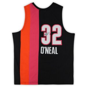 Shaquille O'Neal Miami Heat Autographed Mitchell & Ness Alternate 2005-06 Swingman Jersey
