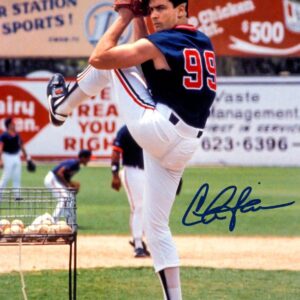 Charlie Sheen Autographed 1989 Major League Ricky Wild Thing Vaughn 8x10 Photo