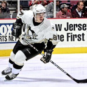 Sidney Crosby Pittsburgh Penguins Unsigned NHL Debut Photograph