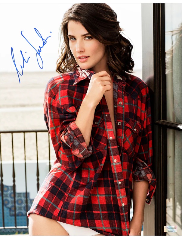 Cobie Smulders Autographed Beach 11x14 Photo