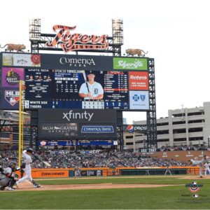 Spencer Torkelson Detroit Tigers Autographed 8" x 10" First At Bat Photograph