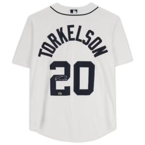 Spencer Torkelson White Detroit Tigers Autographed Nike Replica Jersey