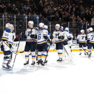 St. Louis Blues Unsigned 2019-20 Team Celebration Photo
