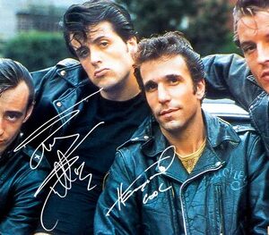 Sylvester Stallone, Henry Winkler Autographed 1974 Lords of Flatbush 11x14 Photo