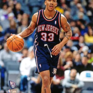 Stephon Marbury New Jersey Nets Unsigned Hardwood Classics Dribble Photograph
