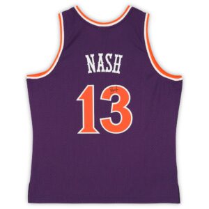 Steve Nash Phoenix Suns Autographed Mitchell & Ness Purple 2005-06 Swingman Jersey