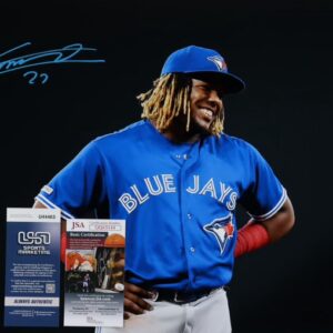 Vladimir Guerrero Jr Toronto Blue Jays Autographed 16x20 Photo (JSA & USA SM)