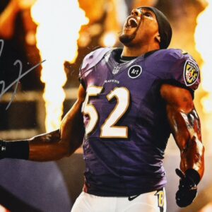 Ray Lewis Baltimore Ravens Autographed 11x14 Photo (JSA)