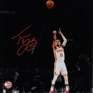 Trae Young Atlanta Hawks Autographed 11" x 14" Game Winner vs. Boston Celtics Photograph - Limited Edition of 99