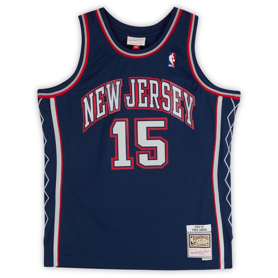 Vince Carter New Jersey Nets Autographed Gray Mitchell & Ness 2004-05 Authentic Jersey - Image 2