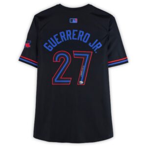 Vladimir Guerrero Jr. Toronto Blue Jays Autographed Black Nike City Connect Limited Jersey