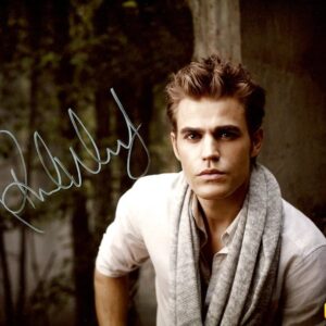 Paul Wesley Autographed The Vampire Diaries 8×10 Photo