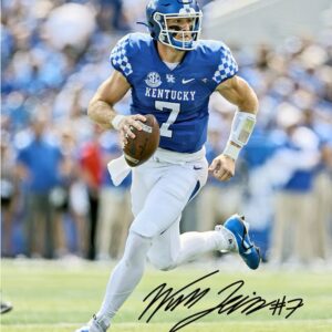 Will Levis Kentucky Wildcats Autographed 8" x 10" Running Photograph