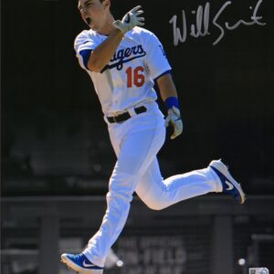 Will Smith Los Angeles Dodgers Autographed 11" x 14" Yell Spotlight Photograph