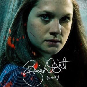 Bonnie Wright Autographed Ginny Weasley 8×10 Close Up Photo