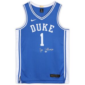 Zion Williamson Duke Blue Devils Autographed Blue Nike Swingman Jersey
